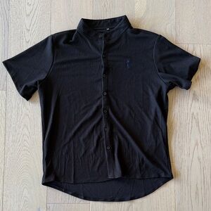 Black Short Sleeve Polo Shirt